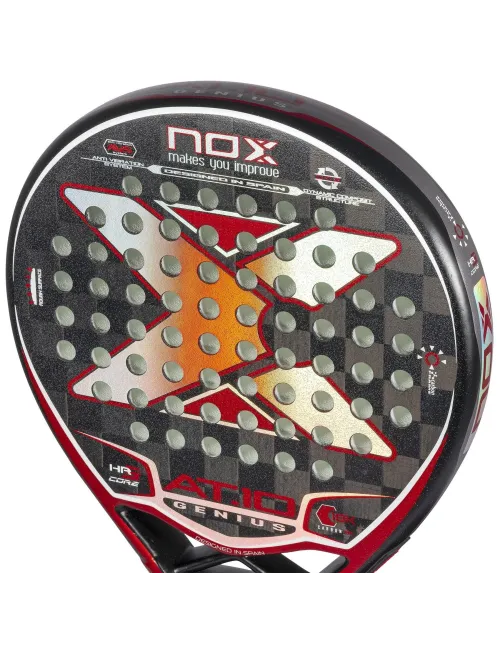 Nox AT10 Génio de Luxo 18K por Agustin Tapia 2022 PAT10GENIUS1822 | Ofertas de padel