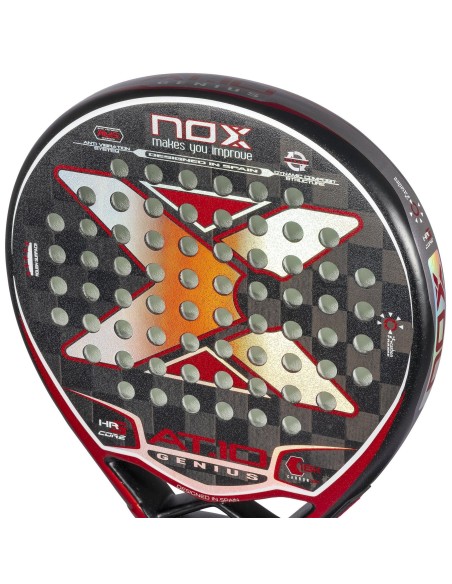 Nox AT10 Génio de Luxo 18K por Agustin Tapia 2022 PAT10GENIUS1822 | Ofertas de padel