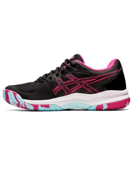 Asics Gel Padel Exclusive 6 Negro Rosa Mujer 1042A143003 | Ofertas de pádel