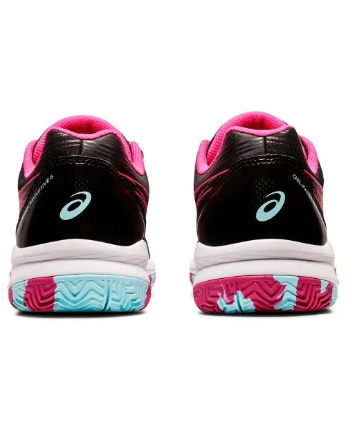 Asics Gel Padel Exclusive 6 Negro Rosa Mujer 1042A143003 | Ofertas de pádel