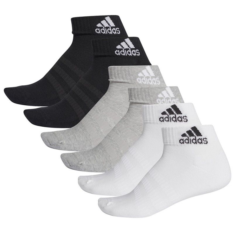 Pack 6 pares de calcetines Adidas Cush Tricolor | Ofertas De