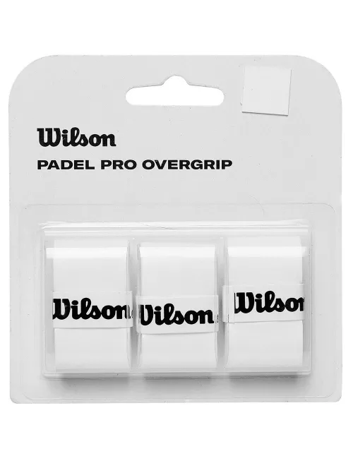 Blister de 3 Overgrips Wilson Pro Blanco