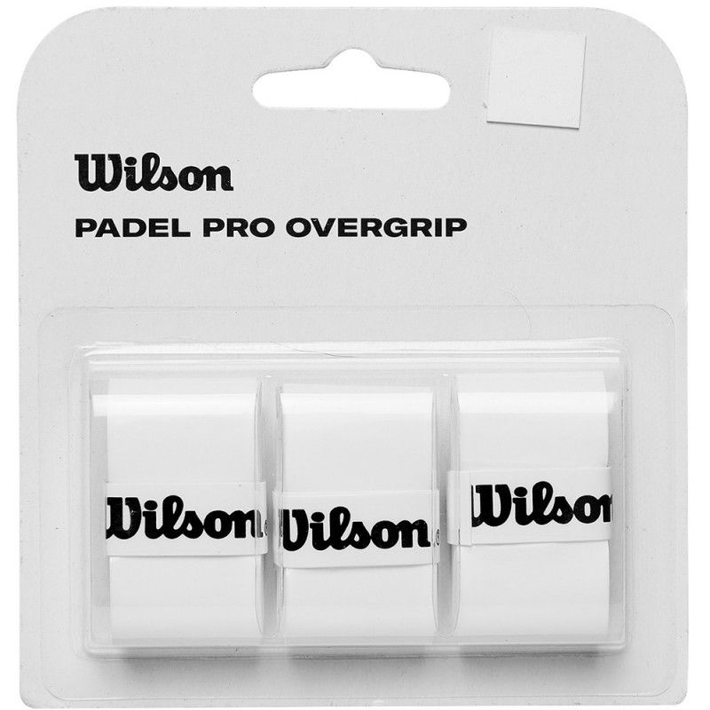 Blister of 3 Wilson Pro White Overgrips | Packs / Blister overgrips | Wilson 