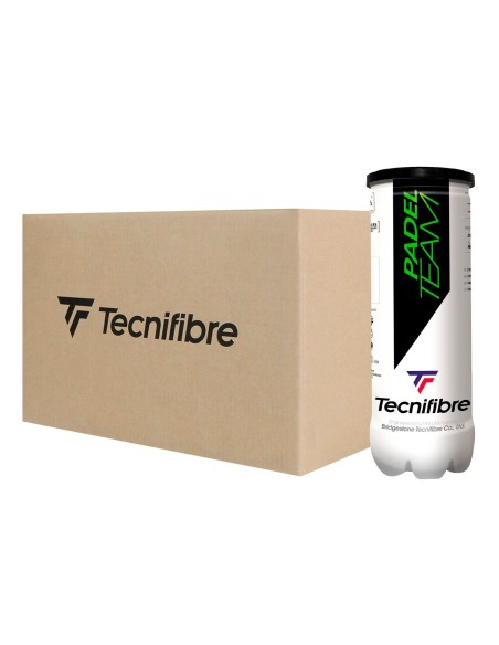Tecnifibre Caixa de 24 latas de bolas Padel Team | Ofertas de padel