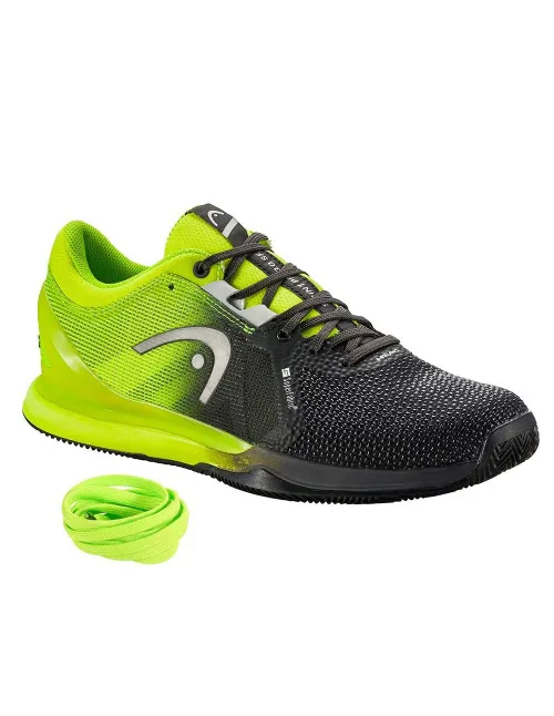 Head Sprint Pro 3.0 SF Clay Men Black/Lime | Ofertas de padel