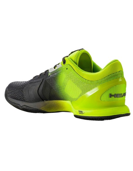 Head Sprint Pro 3.0 SF Clay Homens Preto/Lima | Ofertas de padel