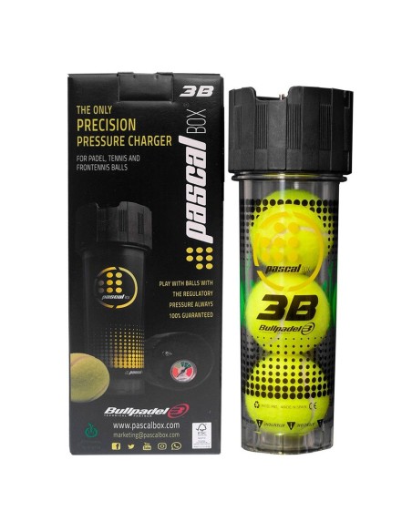 Presurizador para pelotas PASCAL BOX 3B 458542 | Ofertas de pádel