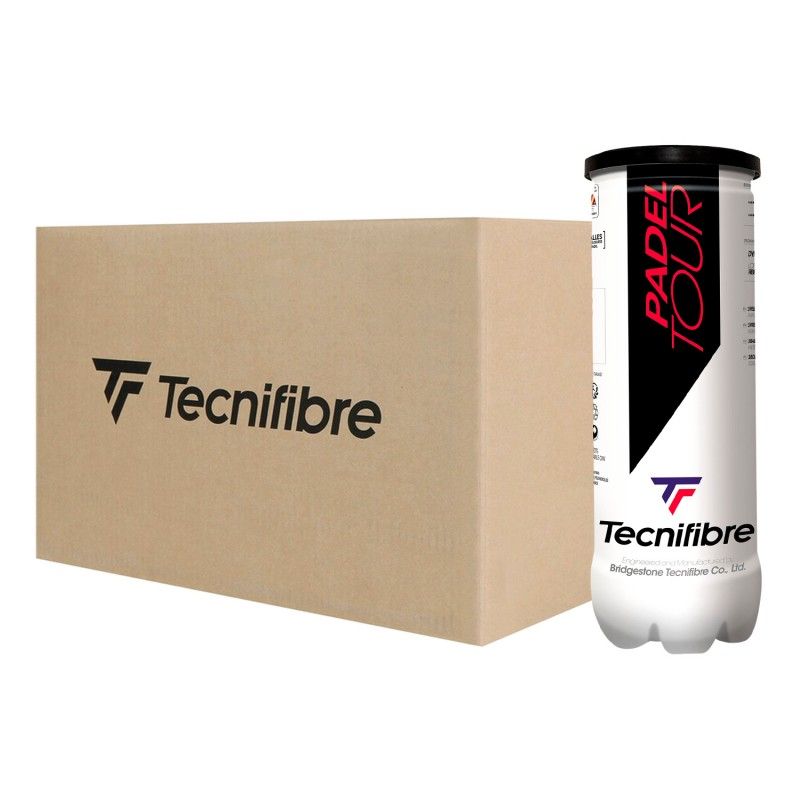Caixa de Bola Tecnifibre Padel Tour Padel | Gaveta bolas de padel | Tecnifibre 