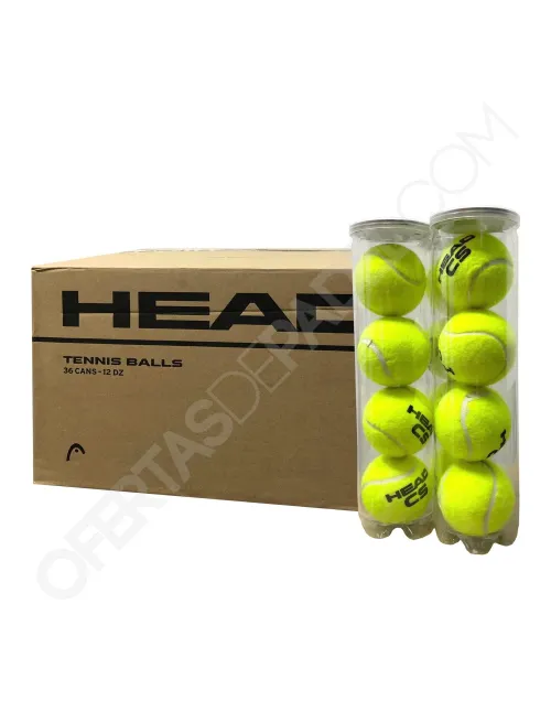 Cajón 36 botes de pelotas Head CS