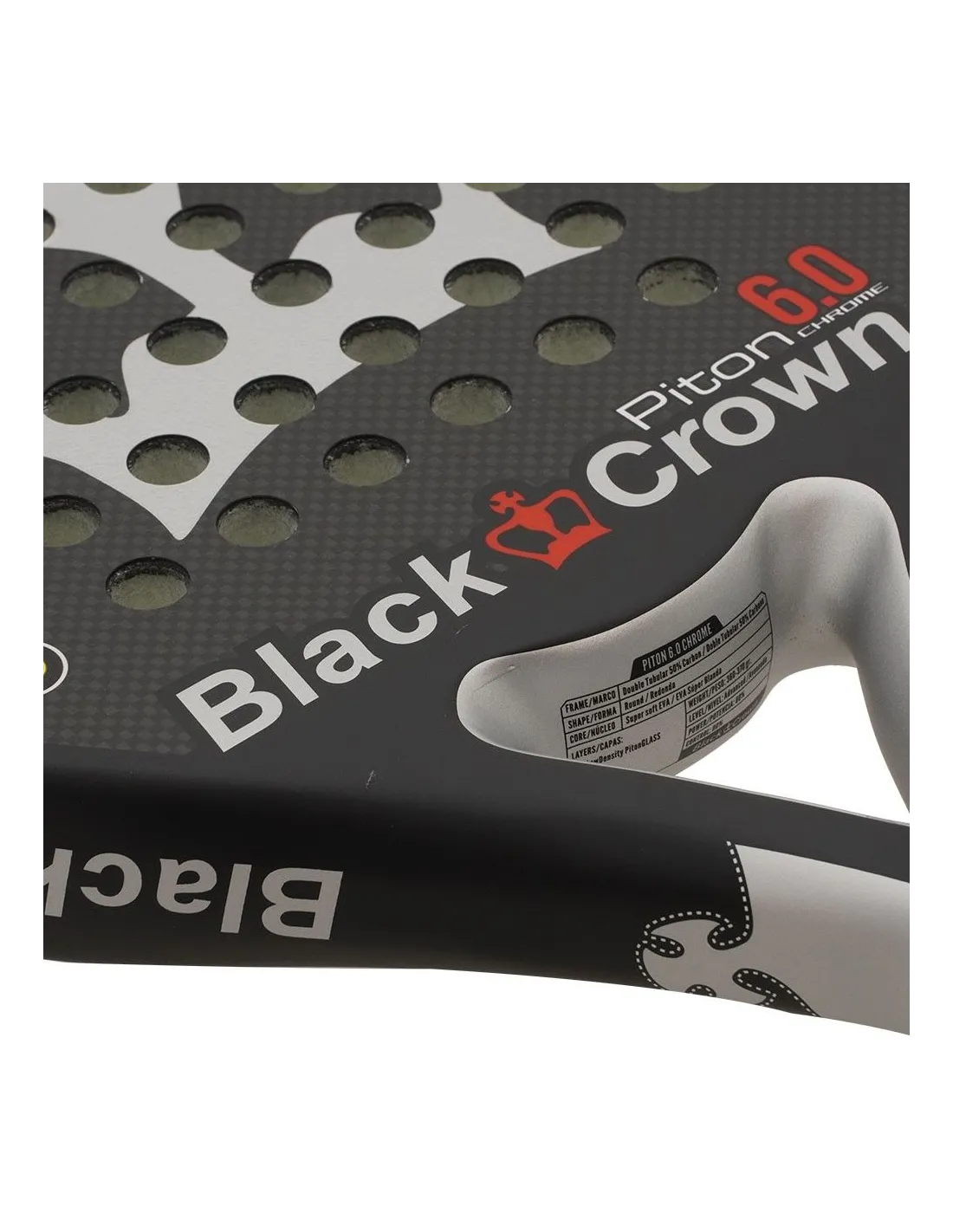 Black Crown Piton 6.0 Chrome | De Pádel