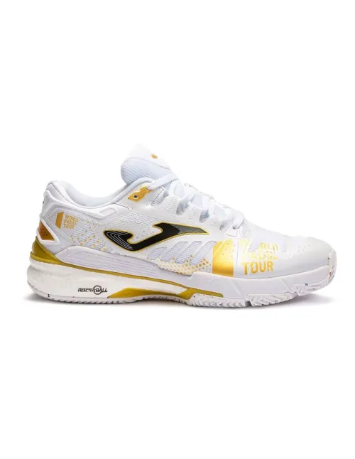 Joma Slam 22 World Padel Tour Clay Blanco Oro Mujer Twptls2232p