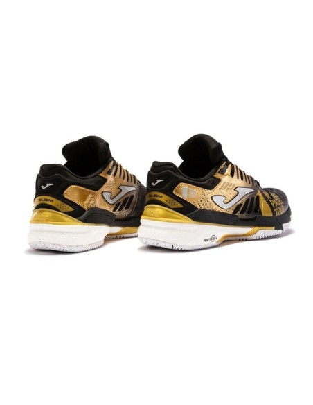 Joma Slam 22 World Padel Tour Argila Ouro Preto TWPTS2231P | Ofertas de padel