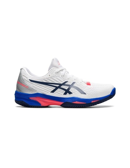Asics Solution Speed Ff 2 Clay Blanco Azul Mujer 1042a134 102 | Ofertas de pádel