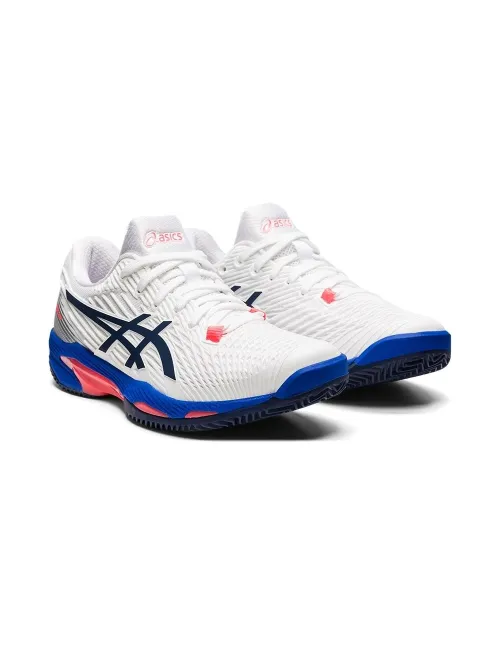 Asics Solution Speed Ff 2 Clay Blanco Azul Mujer 1042a134 102 | Ofertas de pádel