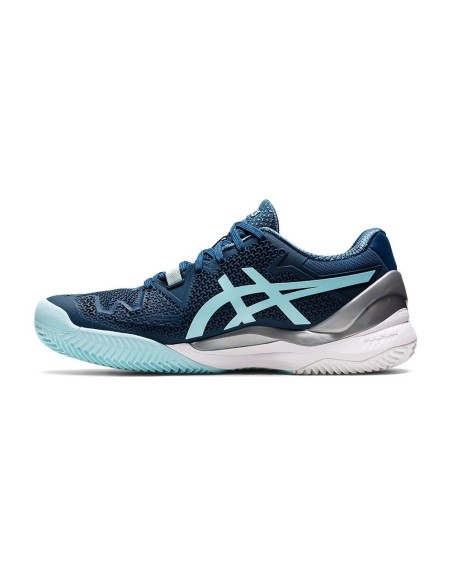 Asics Gel Resolution 8 Argilla Blu Grigio Donna 1042A070-406 |Padel offers
