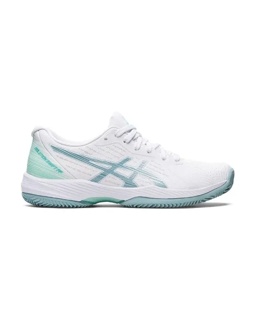 Asics Solution Swift Ff Clay Blanco Azul Mujer 1042a198 104