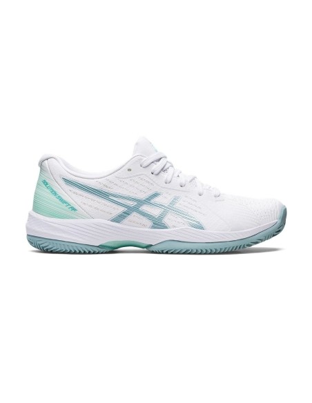 Asics Solução Swift FF Argila Branco Mulher 1042A198-104 | Ofertas de padel
