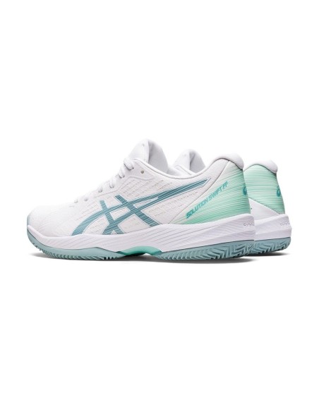 Asics Solution Swift FF Clay Blanco Mujer 1042A198-104 | Ofertas de pádel