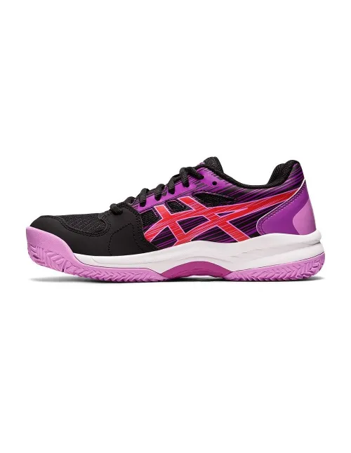Asics Gel-Padel Exclusive 6 Negro Lila Mujer 1042A143 004 | Ofertas de pádel