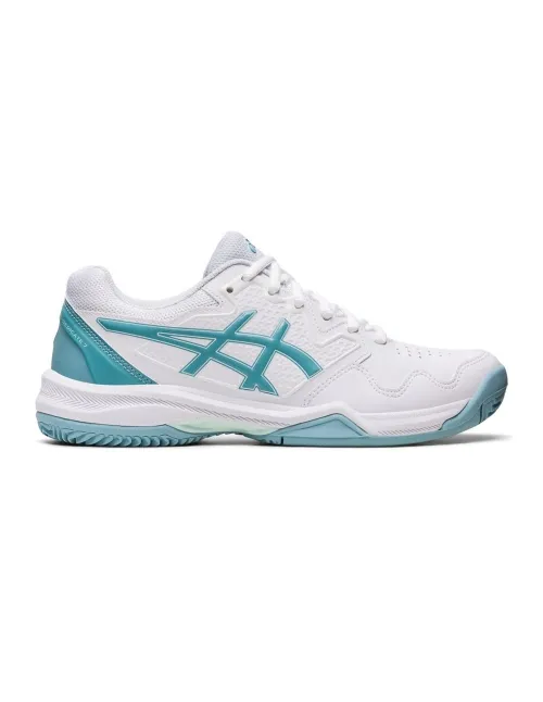 Asics Gel-Dedicate 7 Clay Blanco Azul Mujer 1042A168-103 | Ofertas de pádel