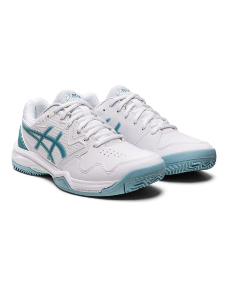 Asics Gel-Dedicate 7 Clay Blanco Azul Mujer 1042A168 103 |Padel offers