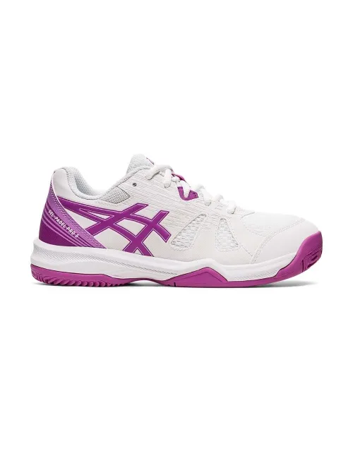 Asics Gel-padel Pro 5 Grade School Blanco Morado Niña 1044a048 100 | Ofertas de pádel