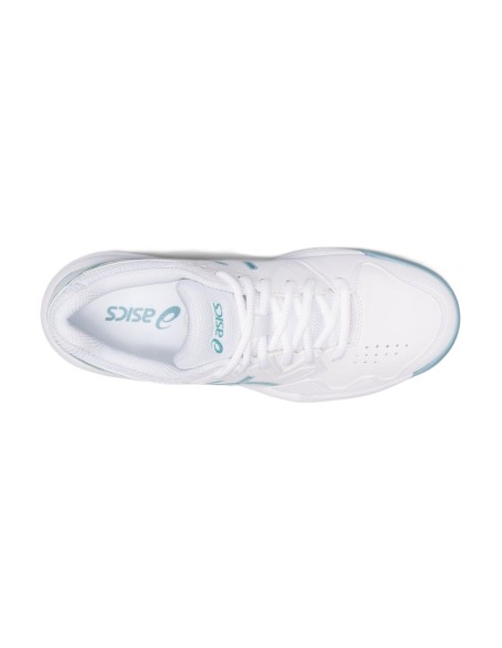 Asics Gel-Dedicate 7 Indoor Branco Azul Feminino 1042A166-103 | Ofertas de padel
