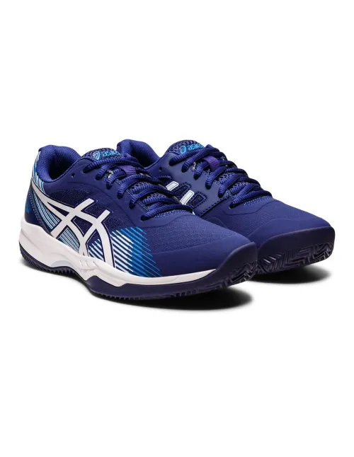 Asics Gel Game 8 Clay Oc Azul Blanco Mujer 1042A151 403 | Ofertas de pádel
