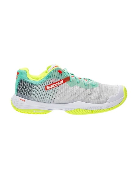 Babolat Jet Ritma Gris Blanco Woman 31S21753 3023 | Ofertas de pádel