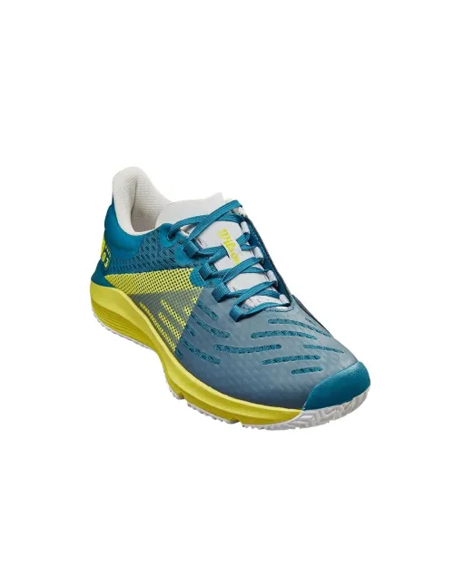 Wilson Kaos 3 Azul Amarelo Júnior WRS329030 | Ofertas de padel