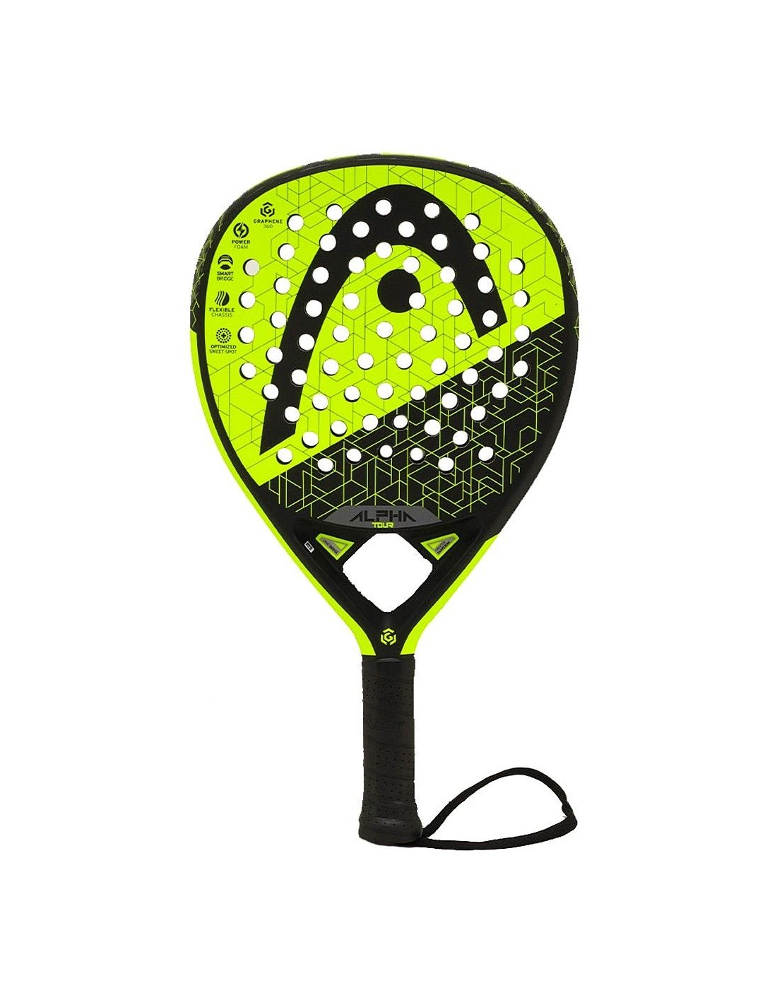 Pala de Padel Head Graphene 360 Alpha Tour + Bandolera Siux/Mejores Palas y  Raquetas de pádel para Hombre Mujer y niño/Pala de Padel para Juego