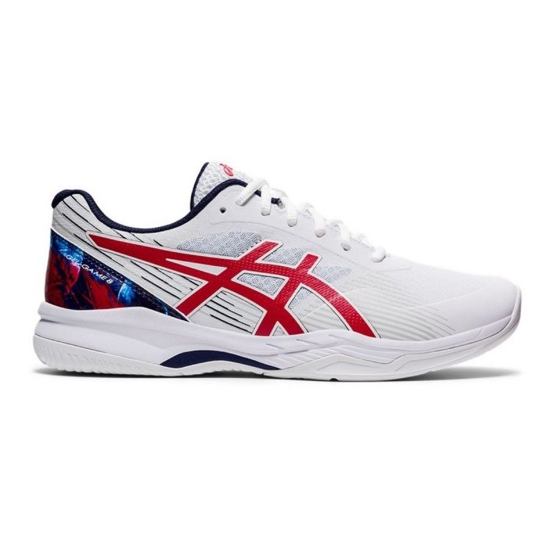 Asics Gel Game 8 LE White Red 1041A290-110 | Sneakers Asics | Asics 