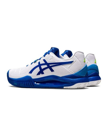 Asics Gel Resolution 8 Argilla Bianco Blu 1041A346-960 |Padel offers