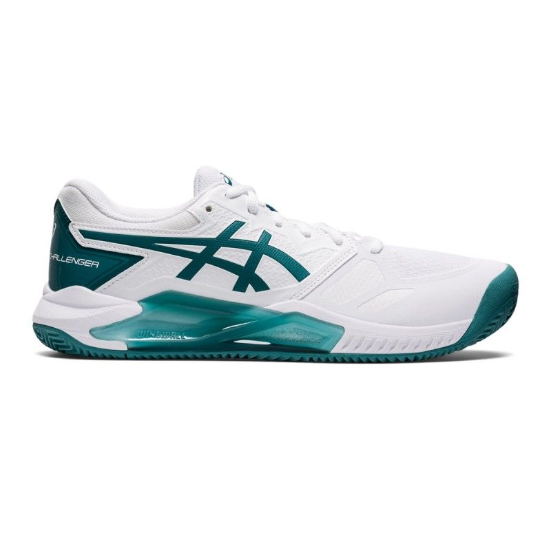 Asics Gel-Challenger 13 Clay White Green 1041A221-103 | Sneakers Asics | Asics 
