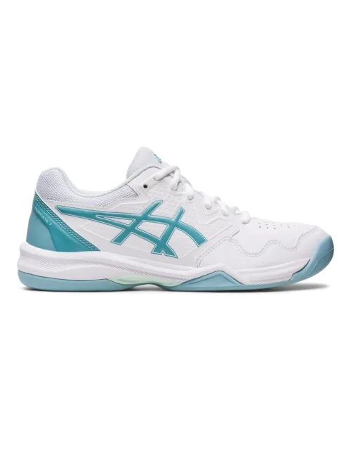 Asics Gel-Dedicate 7 Indoor Blanco Azul Mujer 1042A166-103