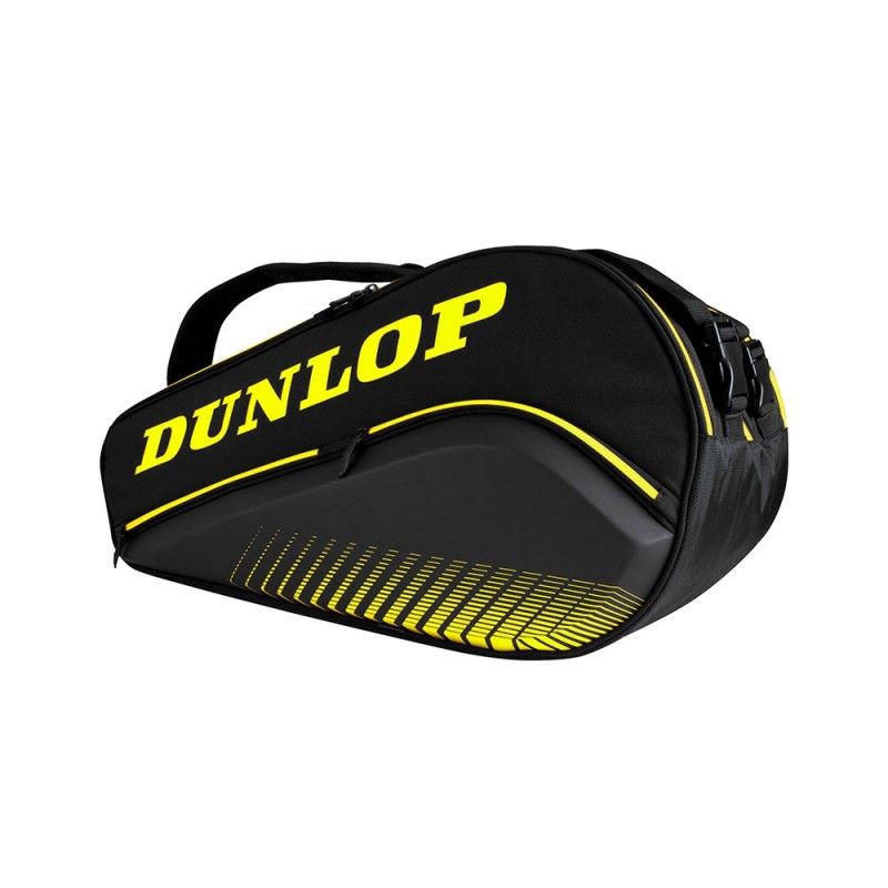 Paletero Dunlop Termo Elite Negro Amarillo