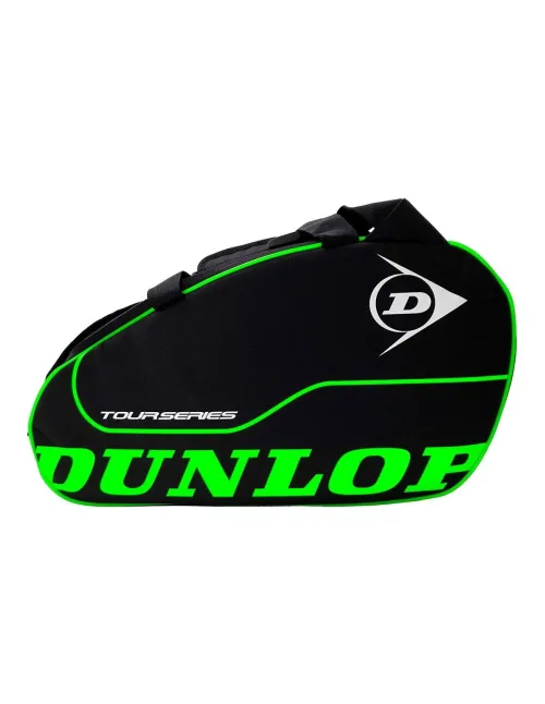 Paletero Dunlop Tour Intro Negro Verde | Ofertas de pádel