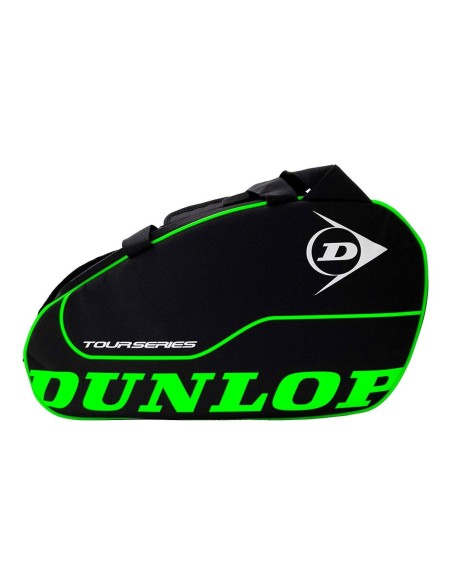 Saco De Padel Dunlop Tour Intro Preto E Verde | Ofertas de padel