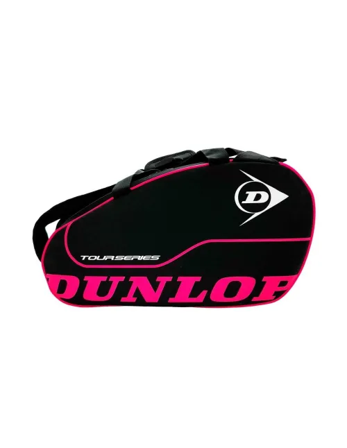 Black And Pink Dunlop Tour Intro Ltd Padel Bag | Ofertas de padel