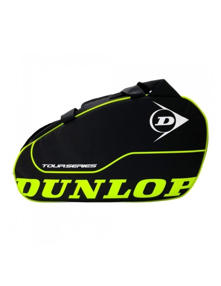 Paletero Dunlop Tour Intro Negro Amarillo | Ofertas de pádel