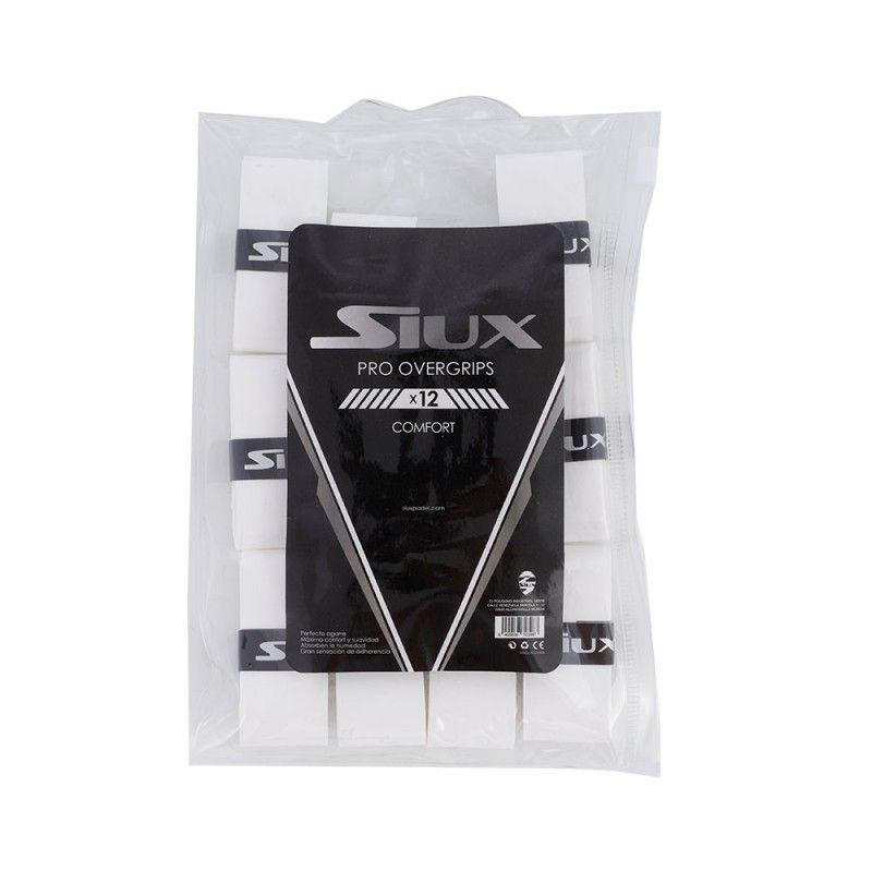 Bolsa Overgrips Siux Pro X12 Blanco Perforado