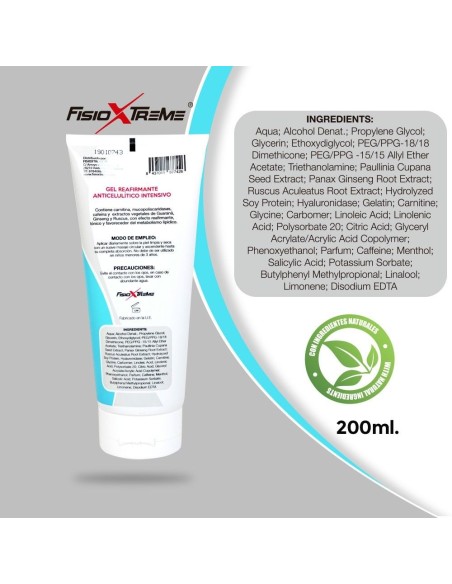 200 Ml Fisioxtreme Reduce Anti-Cellulite Gel | Ofertas de padel