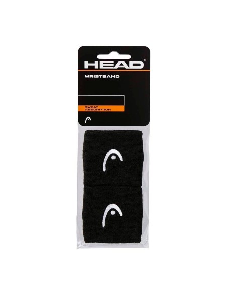 Muñequera Head 2,5 Inch Negro | Ofertas de pádel