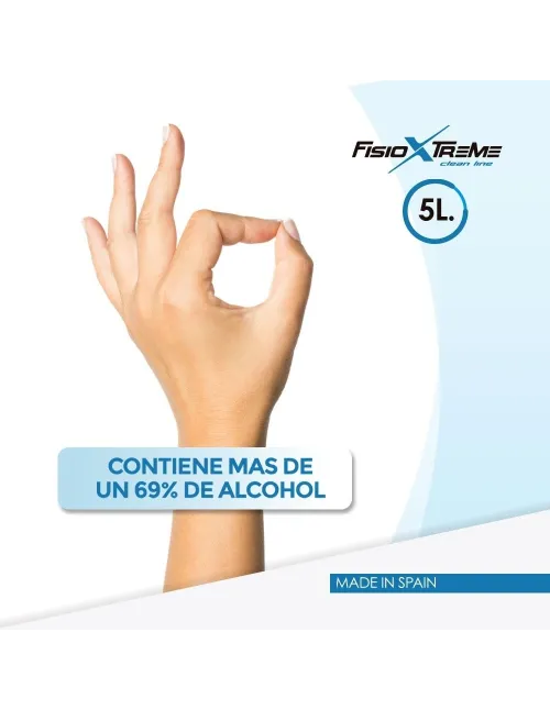 Fisioxtreme Aloé Vera Gel Hidroalcoólico 5 Litros | Ofertas de padel