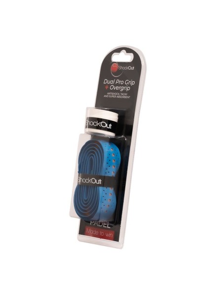 Shockout Dual Pro Grip & Overgrip Blue Orange | Ofertas de padel