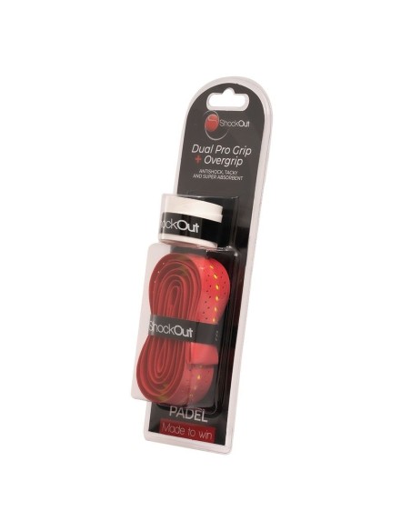 Shockout Dual Pro Grip & Overgrip Fuchsia Yellow | Ofertas de padel