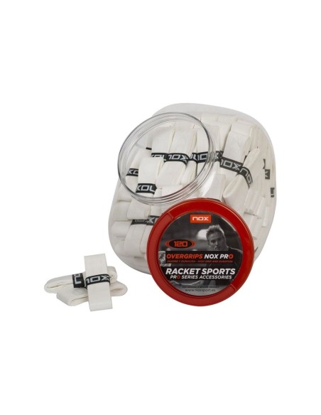 Tambor 120 Overgrips Nox Padel Pro Blanco | Ofertas de pádel