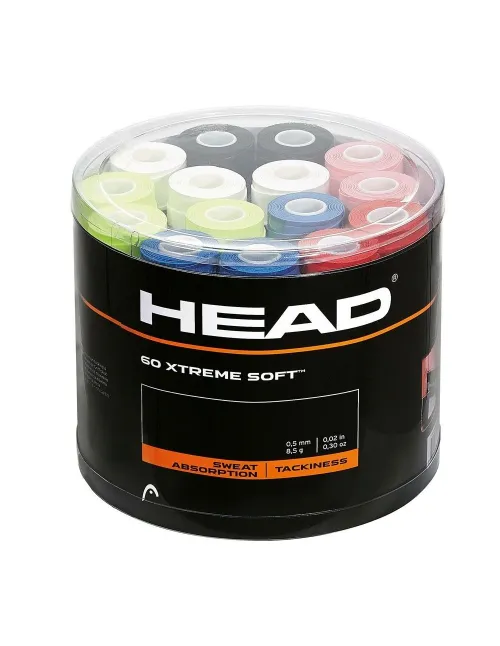 Overgrip Head Xtreme Soft X60 Box Blanco