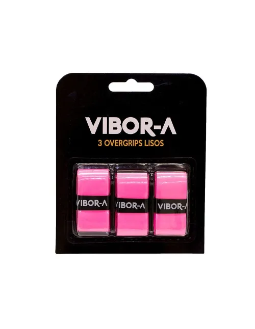 Blister 3 Overgrips Pro Vibor-a Liso Rosa