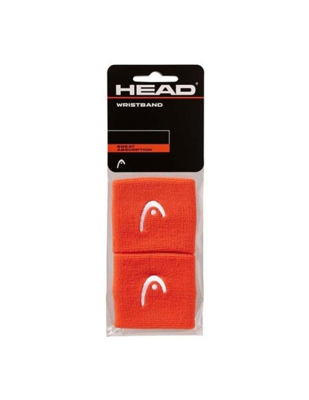 Muñequeras Head 2.5 Naranja | Ofertas de pádel